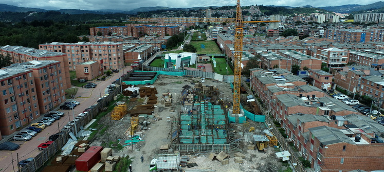 proyecto en construcción apartamentos Camino Verde Bogotá