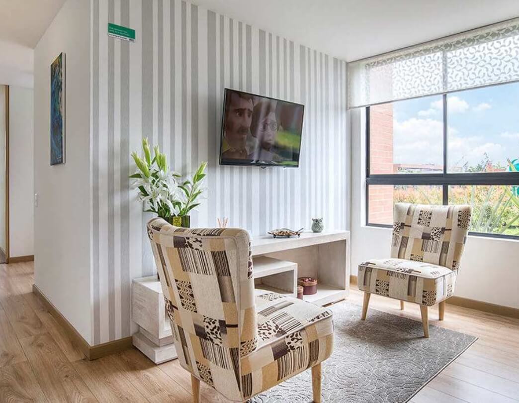 sala moderna - apartamentos Rioja hacienda la estancia - urbansa - apartamento en venta calle 170 bogotá - proyecto vivienda