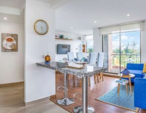 comedor moderno - apartamentos Rioja hacienda la estancia - urbansa - apartamentos en venta calle 170 bogotá - proyecto vivienda