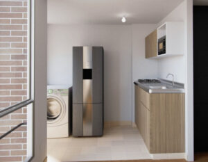 cocinas integrales apartamentos en venta en Chía - Riviera 2 Urbansa constructora