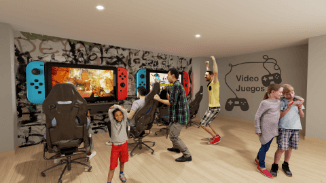 Render sala de juegos para niños apartamentos Urbansa