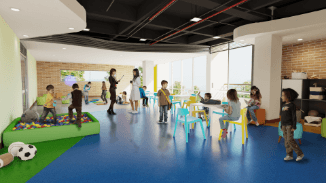 Render sala de juegos para niños Urbansa