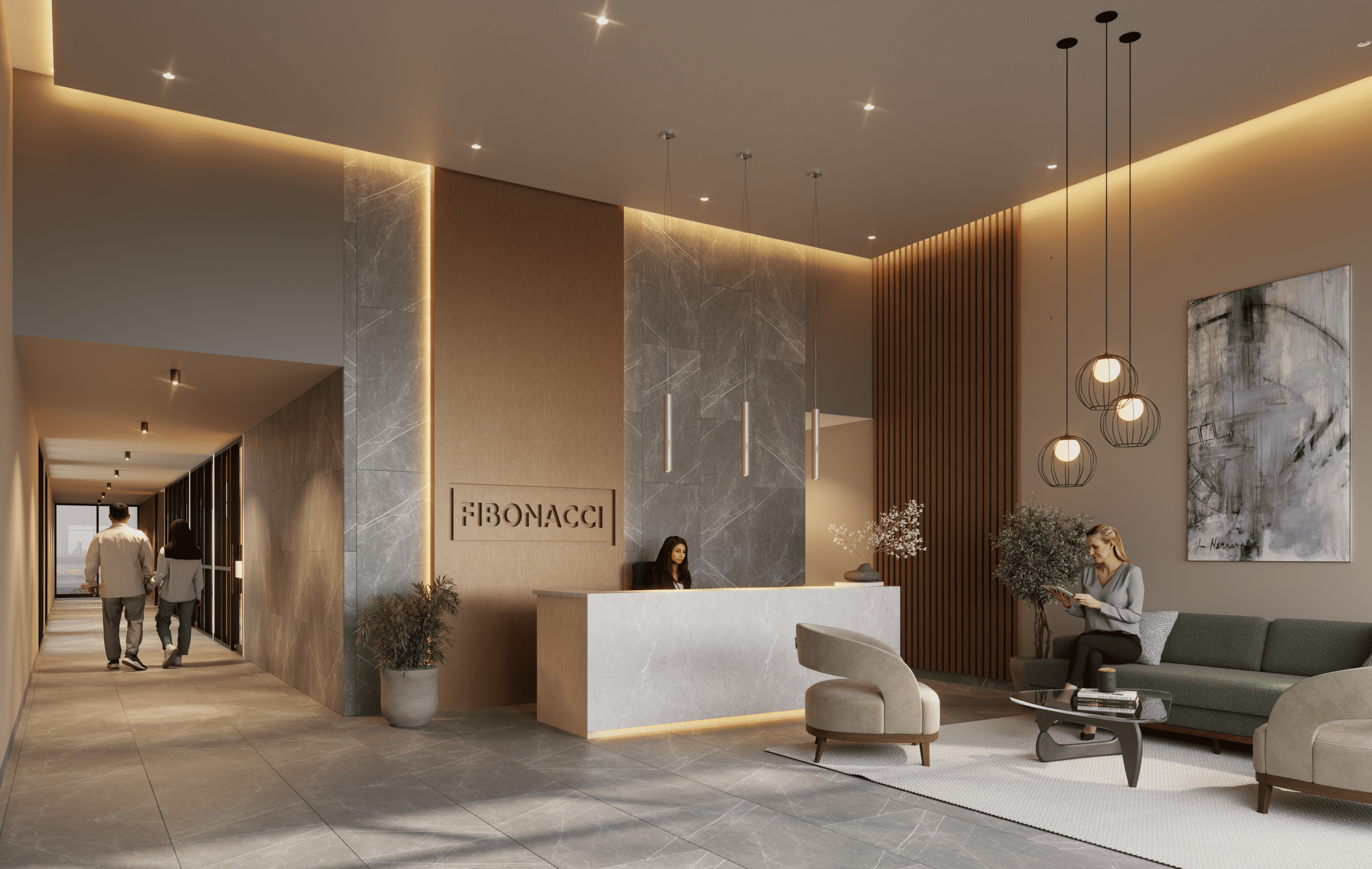 Fibonacci Interior Lobby