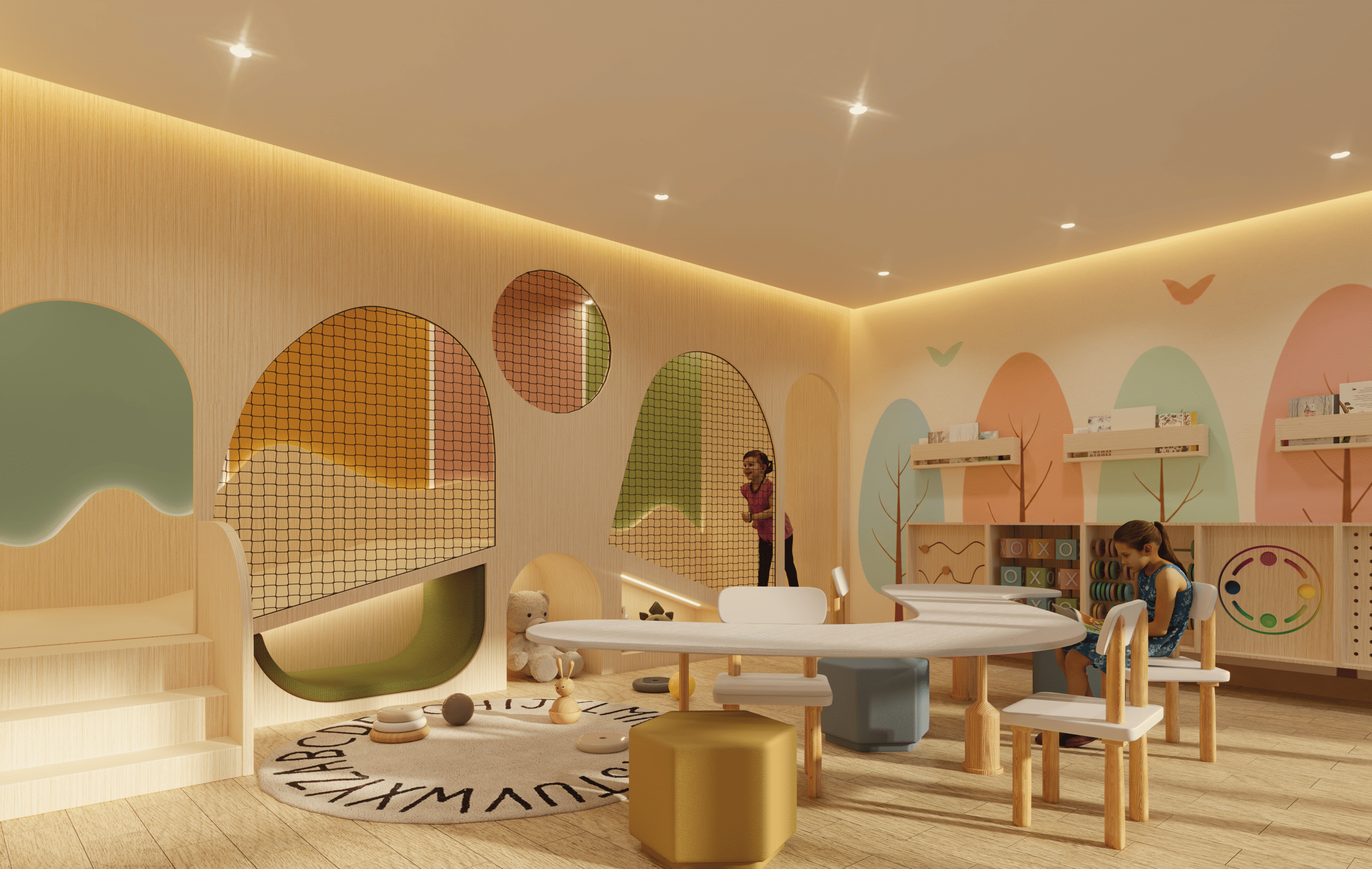 Fibonacci Salon de niños